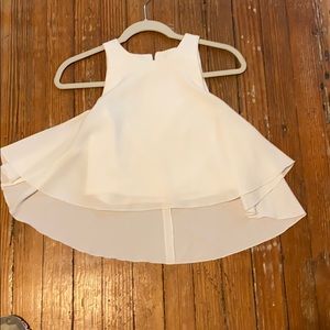 White crop top